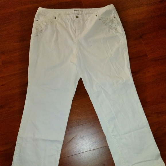 Style&Co Denim W/ Embellished Pockets - Picture 2 of 3